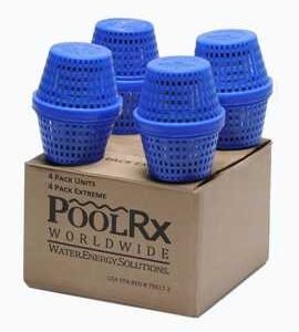 Pool RX 101003 Swimming Pool Algaecide, 4 Pack, Blue